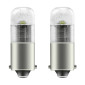 LIGHT BULB - LED 12V 0,8W FOOT BA9s LUMENS 6000K -Cold white lighting - Std T4W LEDRIVING (Flashers light) (2 on a blister pack) - OSRAM-