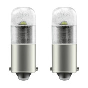 LIGHT BULB - LED 12V 0,8W FOOT BA9s LUMENS 6000K -Cold white lighting - Std T4W LEDRIVING (Flashers light) (2 on a blister pack) - OSRAM-