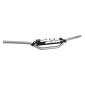 GUIDON MOTO CROSS STAR BAR MX/ENDURO ALU 2014 T6 DIAM 22,2mm L800mm H86mm TITANE AVEC BARRE DE RENFORT/MOUSSE NOIR 3700948149638
