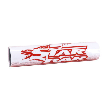 BAR PAD - MOTO CROSS STAR BAR MX/ENDURO RED- L. 250 mm - Ø50mm.