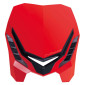PLAQUE PHARE/TETE DE FOURCHE MOTO UNIVERSEL POLISPORT E-BLAZE ROUGE HONDA/NOIR (LED) 5604415127762
