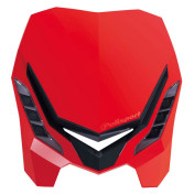 HEADLIGHT FAIRING FOR MOTORBIKE - POLISPORT E-BLAZE - Honda red/black (LEDS) 5604415127762