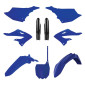 FAIRINGS/BODY PARTS FOR YAMAHA 125, 250 YZ 2022> BLUE/BLACK (OEM color) ( 9 parts kit ) -POLISPORT-