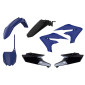 CARROSSERIE/CARENAGE MOTO MX YAMAHA 250 YZ F 2019>2022, 450 YZ F 2018>2022 BLEU YAM/NOIR (COULEUR OEM) (KIT PLASTIQUES 7 PIECES) -POLISPORT- 5604415094828