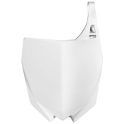 MX FRONT NUMBER PLATE - POLISPORT FOR YAMAHA 125, 250 YZ 2015>2021 WHITE 5604415029950