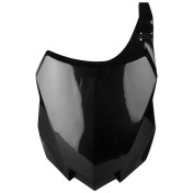 MX FRONT NUMBER PLATE - POLISPORT FOR KAWASAKI 250 KX F 2013>, 450 KX 2013>2015 BLACK 5604415054747