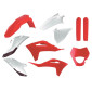 FAIRINGS/BODY PARTS FOR GAS GAS 250, 300 EC, 250, 350 EC-F 2021> Red/White - (OEM color) (10 parts kit) -POLISPORT-