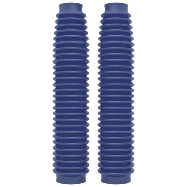 FORK GAITERS - POLISPORT BLUE- Ø 58 mm/ 41 mm - LONG 350 mm (PAIR) 5604415021060
