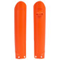 UPPER FORK PROTECTORS - POLISPORT FOR KTM SX, SX-F, XC, XC-F 2015>, EXC, EXC-F 2016 ORANGE (PAIR)