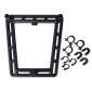 PLATINE NOIR POUR FIXATION DU SYSTEME MIK STUDS - S'ADAPTE SUR LES PORTE BAGAGE STANDARD (SUPPORT AVEC KIT ADAPTATION) (VENDU A L'UNITE) 8715019702044