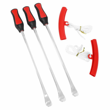 TYRE CHANGER SET (3 pieces) - WITH RIM PROTECTIONS (2 pieces) -P2R- 3700948244432