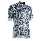 MAILLOT GIST HOMME PAINT MANCHES COURTES ZIP TOTAL NOIR/BLANC S -5344 8013271345390