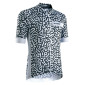 MAILLOT GIST HOMME MAGLIA MANCHES COURTES ZIP TOTAL NOIR/BLANC L -5344 8013271343785