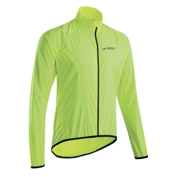 VESTE COUPE VENT ADULTE GIST GIUBBINO JAUNE FLUO M -5255