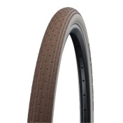 PNEU VTT URBAIN 26 X 2.35 SCHWALBE FAT FRANK MARRON FLANC BEIGE REFLEX TR (60-559) RENFORT K-GUARD (TWIN SKIN) 4026495678919