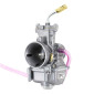 CARBURATEUR ORIGINE KEIHIN PWK 28 STARTER A TIRETTE (BOISSEAU CHROME) (1000-28S-A001) 3700948248621