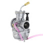 CARBURATEUR ORIGINE KEIHIN PWK 28 STARTER A TIRETTE (BOISSEAU CHROME) (1000-28S-A001) 3700948248621