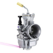 CARBURATEUR ORIGINE KEIHIN PWK 28 STARTER A TIRETTE (BOISSEAU CHROME) (1000-28S-A001) 3700948248621