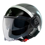CASQUE JET MT VIALE SV S 68 UNIT DOUBLE ECRANS GRIS MAT XS (ECE 22.06) 8434639151000