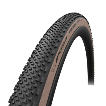 PNEU GRAVEL 700 X 40 MICHELIN POWER GRAVEL NOIR FLANC BEIGE TUBELESS READY TS (40-622) 3528700416367