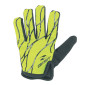 GANTS VELO ENFANT JUNIOR LONG GIST JAUNE FLUO/NOIR 8/10 ANS (PAIRE SUR CARTE) SANS VELCRO -8157