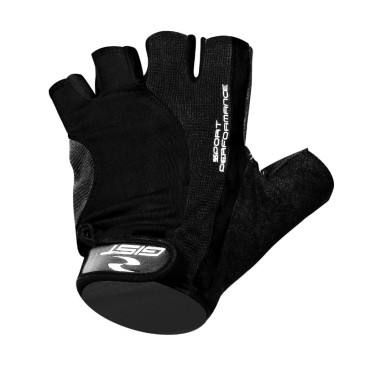 GANTS VELO COURT GIST PRO NOIR L (PAIRE SUR CARTE) AVEC VELCRO -5515