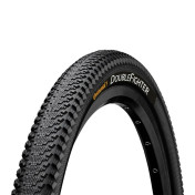 TYRE FOR TREKKING BIKE 700 X 35 CONTINENTAL DOUBLE FIGHTER BLACK-RIGID- (37-622)