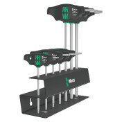 WERA 467/7 HEX PLUS Set 2 Screwdriver set T-handle TORX screwdrivers with holding function, 7 pieces-German tools for workshop 4013288221728