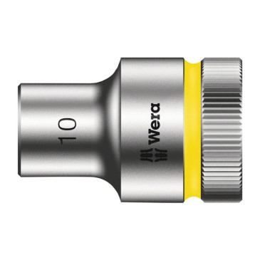 DOUILLE WERA 8790 HMC ZYKLOP 1/2 DIAM 10 mm (VENDU A L'UNITE) -MARQUE ALLEMANDE POUR LES ATELIERS- 4013288120618