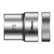 DOUILLE WERA 8790 HMC ZYKLOP 1/2 DIAM 15 mm (VENDU A L'UNITE) -MARQUE ALLEMANDE POUR LES ATELIERS- 4013288120687