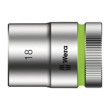 WERA 8790 HMC ZYKLOP SOCKET 1/2 Ø 18 mm (Sold per unit) -German tools for workshop. 4013288120717