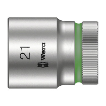 DOUILLE WERA 8790 HMC ZYKLOP 1/2 DIAM 21 mm (VENDU A L'UNITE) -MARQUE ALLEMANDE POUR LES ATELIERS- 4013288120748