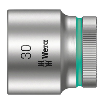 WERA 8790 HMC ZYKLOP SOCKET 1/2 Ø 30 mm (Sold per unit) -German tools for workshop.