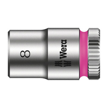 DOUILLE WERA 8790 HMA ZYKLOP 1/4 DIAM 8 mm (VENDU A L'UNITE) -MARQUE ALLEMANDE POUR LES ATELIERS- 4013288120151