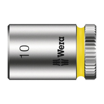 WERA 8790 HMA ZYKLOP SOCKET 1/4 Ø 10 mm (Sold per unit) -German tools for workshop. 4013288120168