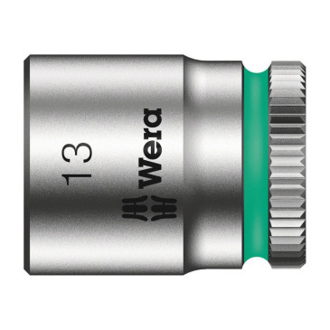 DOUILLE WERA 8790 HMA ZYKLOP 1/4 DIAM 13 mm (VENDU A L'UNITE) -MARQUE ALLEMANDE POUR LES ATELIERS- 4013288120199
