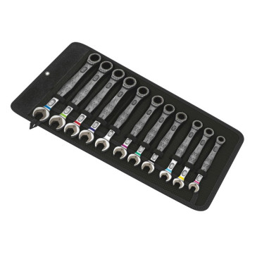 WERA 6000 JOKER RATCHET WRENCH - 11 PIECES SET - Ø 8mm>19mm CHROME MOLY - German tools for workshop