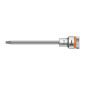 WERA 8767 HF ZYKLOP TORX SOCKET 1/2 Ø 30 mm Long 140 mm (Sold per unit) -German tools for workshop.