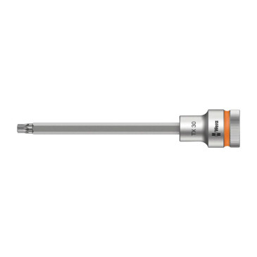 WERA 8767 HF ZYKLOP TORX SOCKET 1/2 Ø 30 mm Long 140 mm (Sold per unit) -German tools for workshop.