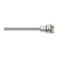 WERA 8767 HF ZYKLOP TORX SOCKET 1/2 Ø 45 mm Long 140 mm (Sold per unit) -German tools for workshop.