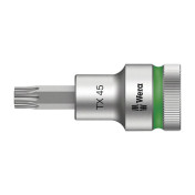 DOUILLE TORX WERA 8767 HF ZYKLOP 1/2 T45 LONGUEUR 60 mm (VENDU A L'UNITE) -MARQUE ALLEMANDE POUR LES ATELIERS- 4013288183361