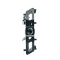 PEDALE GRAVEL / VTT PLATE SWITCH AUTOMATIQUE OU STANDARD ALU CNC NOIR 90 x 90 mm (COMPATIBLE SHIMANO SPD) (PAIRE) 8013271341545