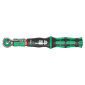 CLE DYNAMOMETRIQUE WERA SAFE TORQUE A1 CARRE 1/4 SERRAGE DE 2 A 12 Nm AVEC DOUILLES (FONCTION CLIQUET SIMPLE) NOIR/VERT (SET 10 PIECES) -MARQUE ALLEMANDE POUR LES ATELIERS- 4013288223005