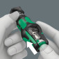 TOURNEVIS PORTE EMBOUT WERA KOMPAKT TURBO 1/4 AVEC EMBOUT VISSAGE NOIR/VERT (MANDRIN A SERRAGE RAPIDE) (SET 19 PIECES) -MARQUE ALLEMANDE POUR LES ATELIERS- 4013288214614