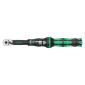 CLE DYNAMOMETRIQUE WERA CLICK TORQUE A5 CARRE 1/4 SERRAGE DE 2,5 A 25 Nm NOIR/VERT (DEBRAYABLE) (VENDU A L'UNITE) -MARQUE ALLEMANDE POUR LES ATELIERS- 4013288193179