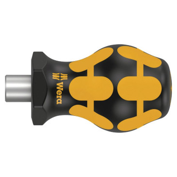 SCREWDRIVER -BIT HOLDER SET (19 pieces) - WERA 811 TOM POUCE ESD (MAGNETIC QUICK CLAMPING CHUCK) 1/4 - Black/orange - German tools for workshop. 4013288212382