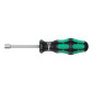 WERA 395 HOLO NUTDRIVER Ø 8 mm BLACK/GREEN (sold per unit) - German tools for workshop. 4013288108333
