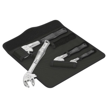 WERA 6004 JOKER - SET OF 4 SELF SETTING SPANNER - METRIC/ IMPERIAL - Ø 7 > 19 mm Or 1/4 > 3/4 " CHROME MOLY - German tools for workshop 4013288217516