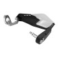POLISPORT WRAP-AROUND CLOSED HANDGUARDS - S-DUAL WHITE/BLACK (INCLUDING UNIVERSAL MOUNTING KIT) 5604415127595