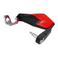 POLISPORT WRAP-AROUND CLOSED HANDGUARDS - S-DUAL Red/black (INCLUDING UNIVERSAL MOUNTING KIT) 5604415127632